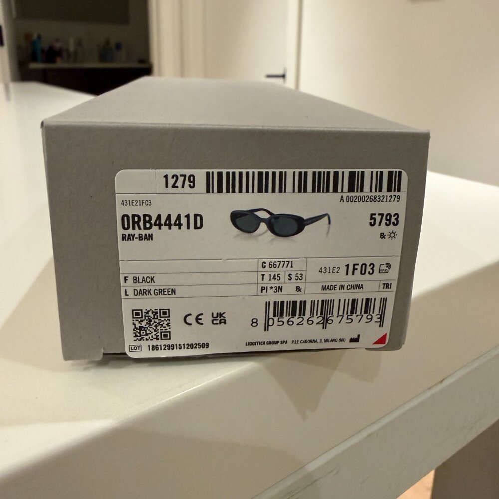 Ray-Ban RB4441D (Black/Dark Green) - Picture 9 of 14